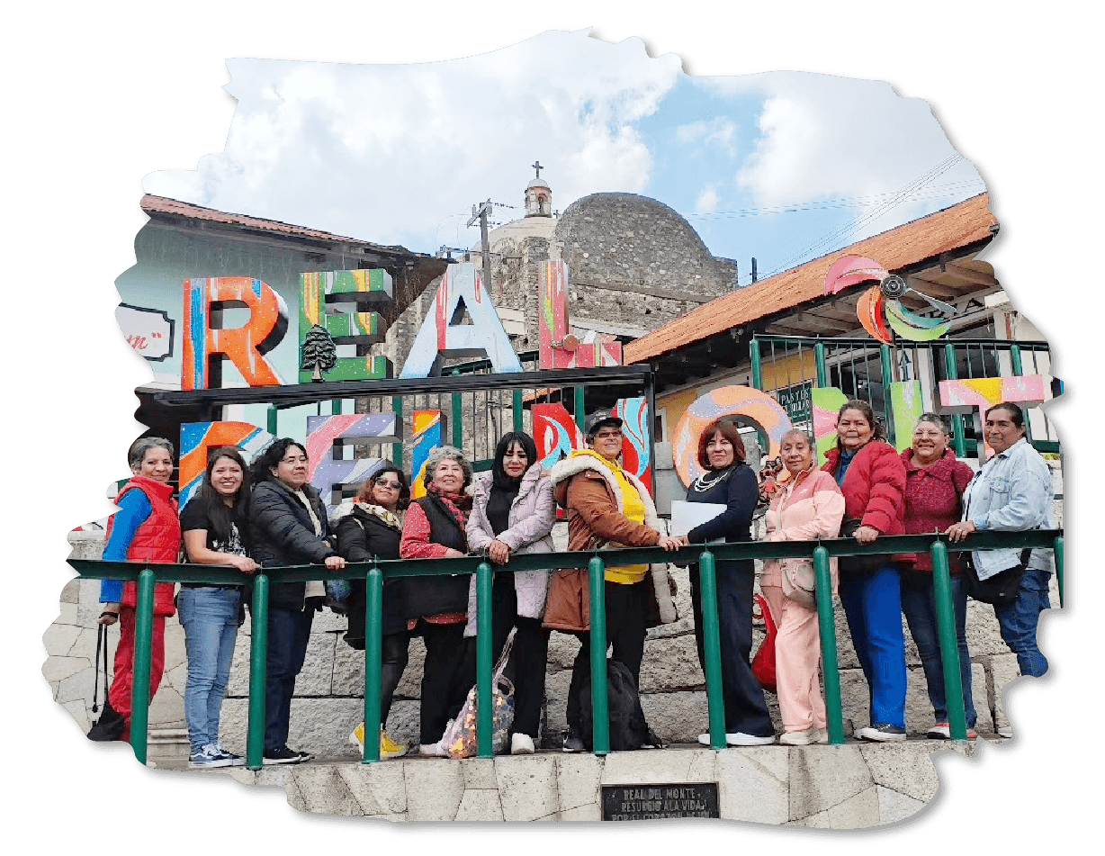 Familia disfrutando una experiencia en Hidalgo